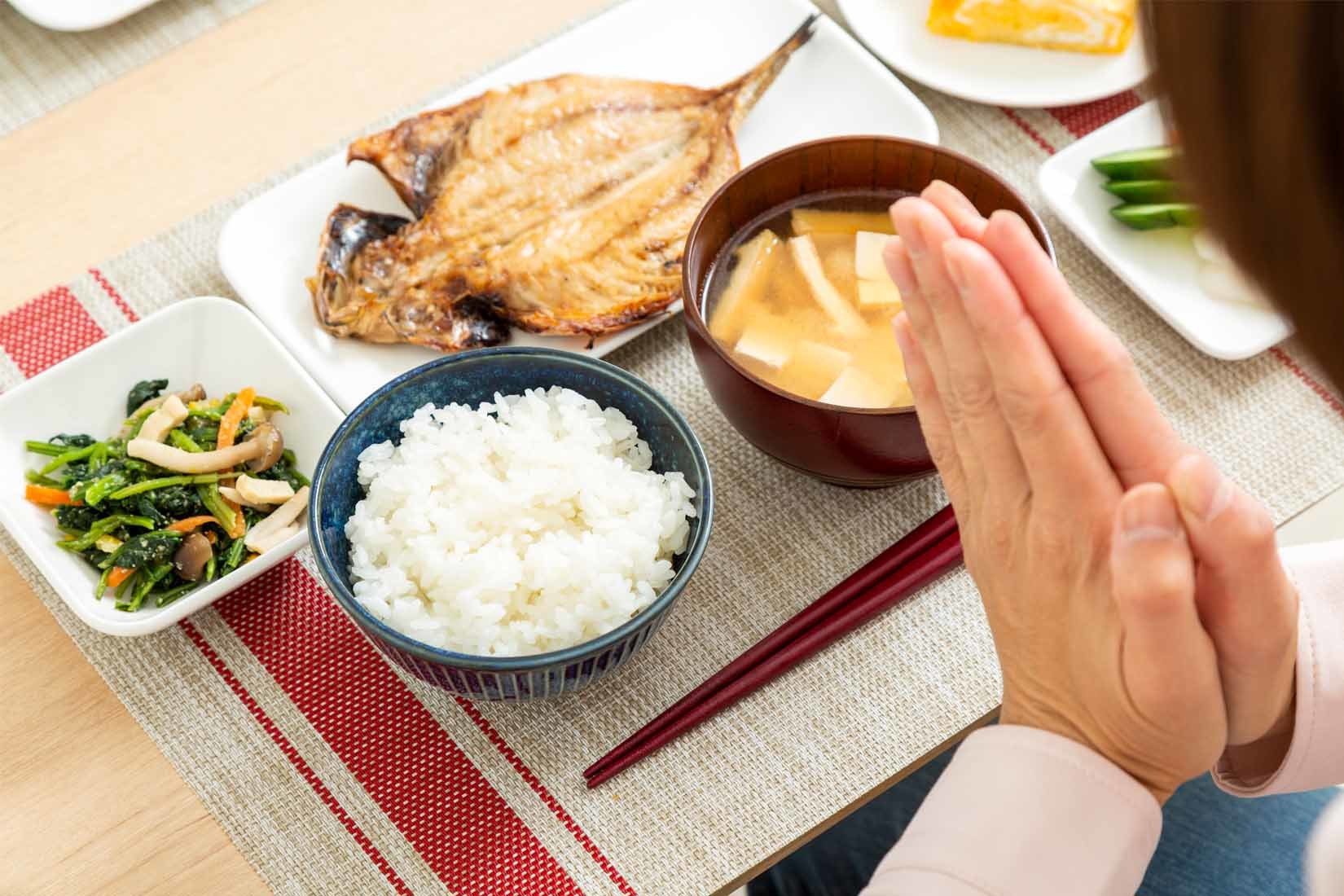 食べ物に気を配る